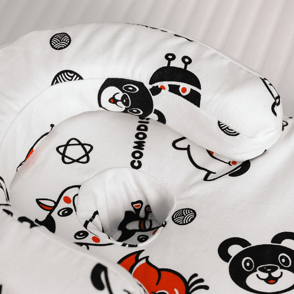 Baby Sleep Pad with Side Barriers