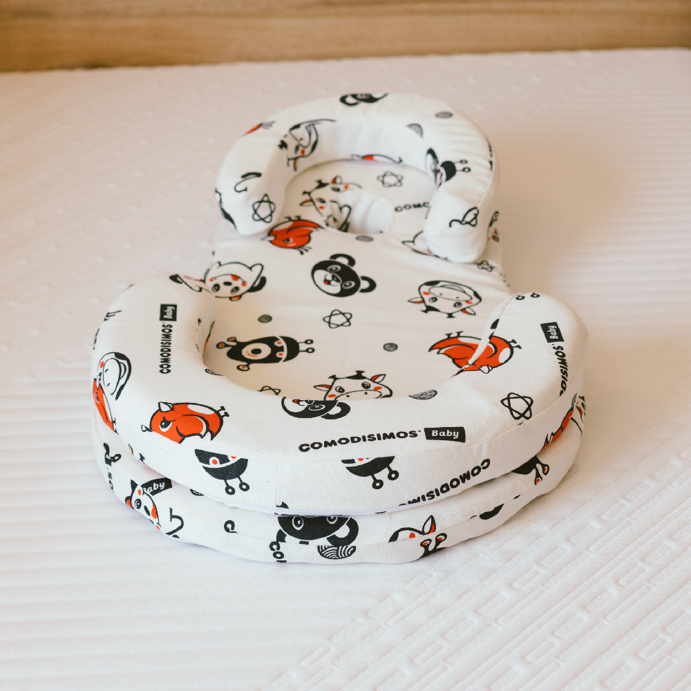 Baby Sleep Pad with Side Barriers